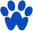 Paw Icon Blue